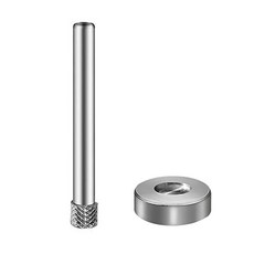 [단추똥꼬] 청바지단추 손몰드 망치용 단추 달기 DIY, 1개, 20mm(32번/33번)공통손몰드1벌(총2개)