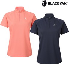 [블랙야크]25년SS 하절기 데일리 메쉬 여성 퍼포먼스 집업 반팔티 1BYZTMU507