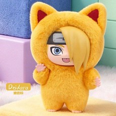 EAKI 나루토질풍전 키링 캣 코스튬 고양이 인형 랜덤박스 선택가능 12종, 1개, 데이다라