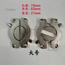 傢俱連接配件 加厚鋅合金桌面組合木板平面連接器，緊固扣件桌面五金拼接配件，穩固耐用, 83大號, 1個