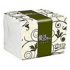 【文具通】優活 柔拭 紙巾 衛生紙 約195x105mm 300抽 P1040080, 1箱, 整箱 30包 僅限宅配, 1個裝