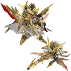 SD월드히어로 휘라강 초절봉황 천하무쌍 대장군 건담 프라홈런너오프너, 1개