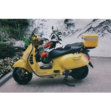 바이크 탑 박스 경량 35L 트렁크 수납 방수, 미세 흠집 옐로우 35l, 기본 모델명/품번