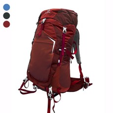 DIBOTE迪伯特 專業登山包55L 輕量背架支撐桿 大容量登山背包 後背包 旅行包 走趣露營, 紅