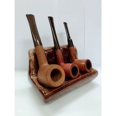 匠斗 煙具 英國陶瓷煙斗座 可放三支煙斗#PR6253, 1個