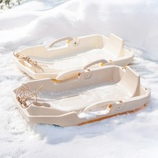 아가드 아기 눈썰매 아이보리, 1개