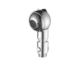 고양이와 강아지 조절 애완동물 샤워 스프레이 물 절약형 휴대용 목욕 도구 세척 스프링클러 발 청소, 색상: 1. Silver, 1개