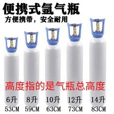 【合法經營】全鋼無縫氬氣瓶 小型氬弧焊便攜式提手6L/8L/10L/12L/14L國標家用鋼瓶, 1個
