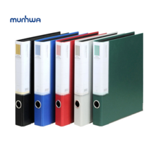 문화 합지바인더 B848-71 3공 D링 1인치 흑색 A4262.5x310x40mm