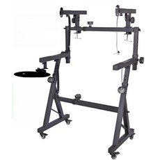 키보드 선반 건반 랙 공연용 악기 거치대 스탠드 행사장 브래킷 받침 진열대, 블랙