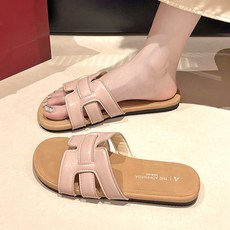Modern Fashion 여성 발편한 플랫 샌들 트렌디 슬리퍼 X176