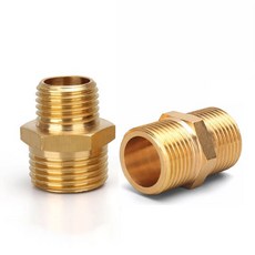 파이프 M20 1/8 니플 수나사 피팅 M14 3/8 BSP M18 감속기 M10, 38)M18x1.5-BSP3I8, 1개