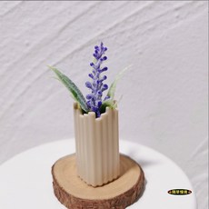 隨草憶境 迷你仿真盆栽 娃娃屋微景觀擺飾, A-薰衣草Flower