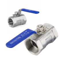 304 스테인리스 수도 배관 차단 볼밸브 DN15 누수방지 밸브, 1개