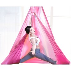 공기 요가 해먹 홈 높은 고도의 요가 스트레칭 천공 된 색 천 교수형 브래킷 고정 판, 단일 천4쌀（색상 발언은 고객 서비스에 문의하십시오.）, 1개
