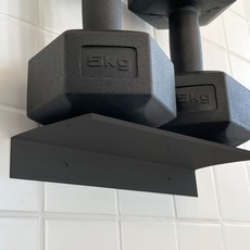 무타공 심플 벽선반 못없이 부착 30~60cm, 블랙