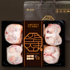 한우 우족 선물세트 3kg 고급 포장 1++등급 투뿔 곰탕 수육용 우족탕 국거리 찜 곰거리 소 뼈 국물 몸보신 명절 보양식 (압구정한우) 15만원사은품, 1세트