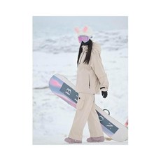 防水登山滑雪服套裝 男女同款保暖防風外套 戶外運動服