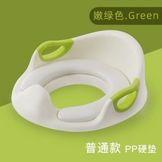兒童馬桶坐便圈 寶寶可愛訓練坐便器, 嫩綠色,PVC皮墊