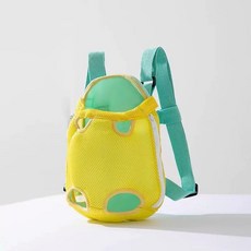 福媽寵物 寵物外出包 寵物胸前包 寵物外出背帶 雙肩寵物包 貓背袋, 活力黃, 1個