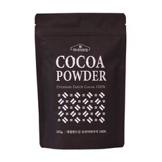 100% 네덜란드산 무가당 코코아 프리미엄 카카오 파우더 베이킹 초코 가루 분말, 1개입, 1개, 200g
