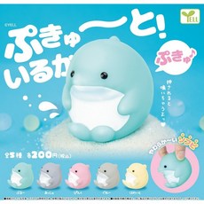 YELL 軟膠海豚扭蛋, 1個, 全5種