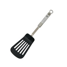 德國 WMF Profi Plus 不鏽鋼鍋鏟 - 不沾鍋專用耐熱炒菜鏟/煎鏟/瀝油鏟, 1個, 不沾鍋-煎鏟(有孔)-32cm
