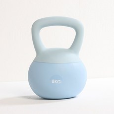 커틀벨 스쿼트 아령 보호 덤벨 5kg 하체운동기구 2 스윙 핑크 5kg 실리콘, 8kg블루