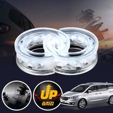 기아 카니발(올뉴)(14~20) 고성능 투명 우레탄 완충기 좌우세트 승차감UP 서스펜션보호 차고복원, 전륜좌우