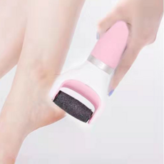 애기발 발각질 제거 전동 풋 케어 그라인더 굳은살 제거, 핑크