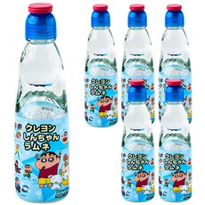 RAMUNE 蠟筆小新彈珠汽水, 200ml, 6個