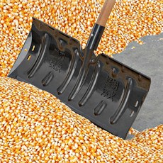 제설삽 제설도구 고강도 탄소강 눈삽 헤드 축사 거름 청소 밀대, 1개