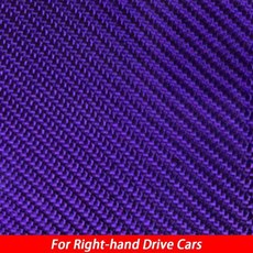 카본 파이버 중앙 기어 변속 제어 패널 커버 장식 자동차 인테리어 스티커, 1개, 11. Purple carbon RHD