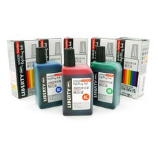 枕頭山Liberty利百代909-33R酒精性麥克筆補充液，環保實惠，色彩鮮明不斷墨, 黑, 1個裝