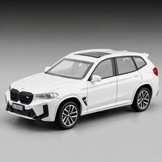 1:32 BMW X3M IM SUV 합금 금속 Diecast 모델 자동차 도서관 앞 책상 디스플레이 장식 높은 시뮬레이션 미, 03 White