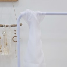 CP022 탐나요 반짝이 펄 오간자 원단 오간디 패브릭 천, 1개, 화이트