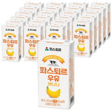파스퇴르 전용목장 1급A 원유 바나나우유, 190ml, 216개