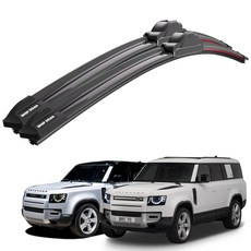 1+1 랜드로버 디펜더 90 110 130 전차종 순정 호환형 초밀착 와이퍼 윈도우 브러쉬 와이퍼블레이드, T2-디펜더(20-현재)-550+550/B2