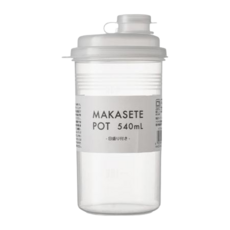 MAKASETE 透明蓋冰杯 540mL 塑膠帶蓋水杯, 1個, 1ml, 1個