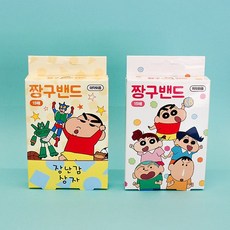 짱구는 못말려 짱구밴드 표준형 15매 일회용 상처 반창고 캐릭터 밴드, 1개
