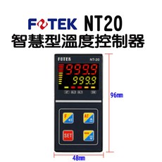 FOTEK NT-20 智慧型溫度控制器 48x96mm, 1個, NT-20V SSR固態繼電器輸出, NT-20V SSR固態繼電器輸出