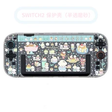 소녀를위한 새로운 Kawaii 스위치 케이스 Nintendo Switch 2/OLED/lite 컨트롤러 Joy-Con 용 귀여운 만화, 06 Transparent (NS 2)