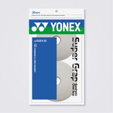 요넥스 AC102EX 30개입 배드민턴 테니스 겸용 슈퍼 그립, 레드, 1개