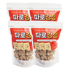 파로 땅콩 현미 조청 강정 통곡물 견과류 간식 수제강정 파로강정 150g 4봉지, 600g, 1세트