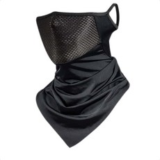 쿨스카프 쿨링넥워머 스포츠 넥워머 여름 마스크 멀티스카프 자전거 여름마스크, 차콜