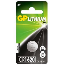GP超霸 水銀電池 鈕扣電池 鋰電池 CR1620, 1個, CR1620,10入