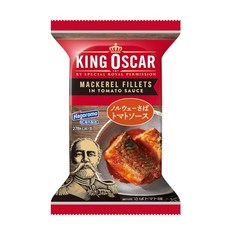 하코로모 킹 오스카 노르웨이 고등어 토마토 소 (2461) 110gX4개, 110g