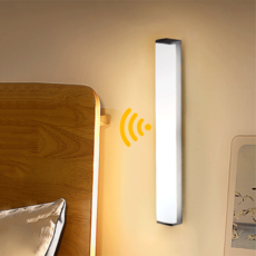 KANGA 충전식 무선 센서등 직부등 붙이는 LED 신발장 현관 베란다등 무드등 조명등 수면등 DE15, 21cm (화이트), 1개