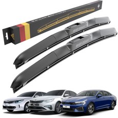 1+1 기아 K5 더뉴 DL3 2세대 3세대 구형 전차종 와이퍼 호환 순정형 하이브리드 와이퍼블레이드, SW-K5 JF(15-19)650+450