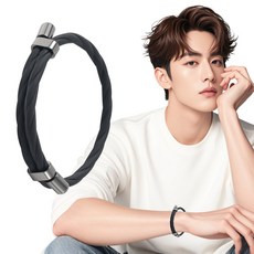 네오디뮴 스트랩 4200 팔찌 부스터 팔찌 스포츠 팔찌 자석 건강 팔찌, 1개